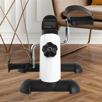 Transform Your Fitness Routine with Our Portable Under Desk Exercise Bike - Perfect for Leg and Arm Workouts with LCD Display!