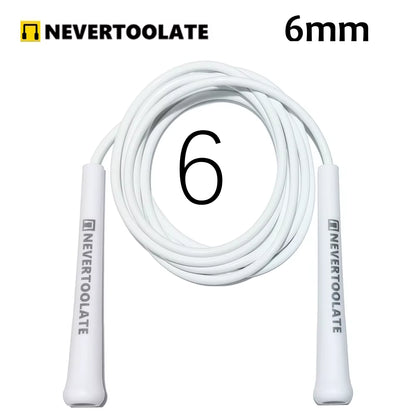 NeverTooLate™ ProSpeed Jump Rope – Lightweight, Durable &amp; Fast