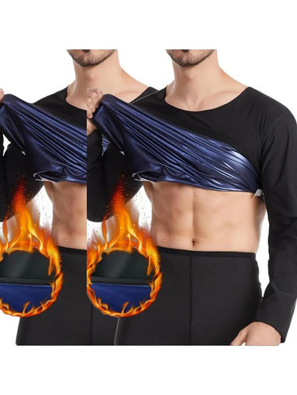 Longsleeves Neoprene Workout Sauna Compression Top