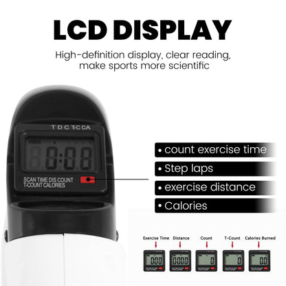 Transform Your Fitness Routine with Our Portable Under Desk Exercise Bike - Perfect for Leg and Arm Workouts with LCD Display!